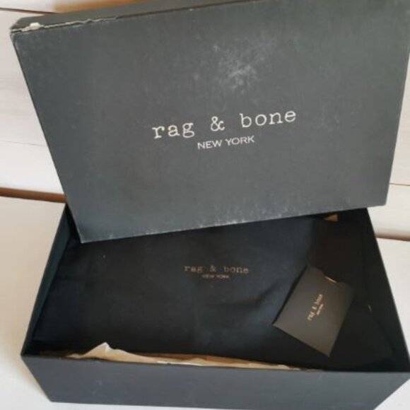 NIB $495 Rag & Bone Harrow Boot - Black Size: EU37(US:7) - Picture 2 of 11